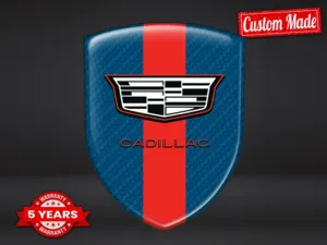 Cadillac Emblemas Resina Edición Limitada Pegatinas Cúpula Lujo ST